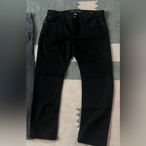 Banana Republic Slim Traveler Paint - Black - 34 Waist